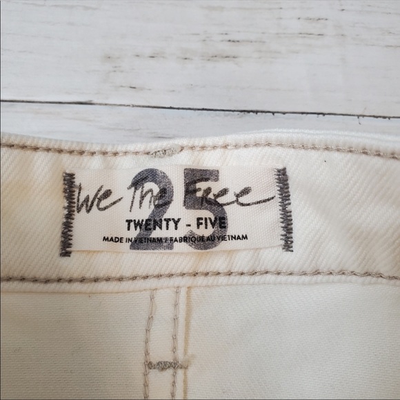 Free People Bailey fringed raw hem denim skirt - Picture 4 of 5